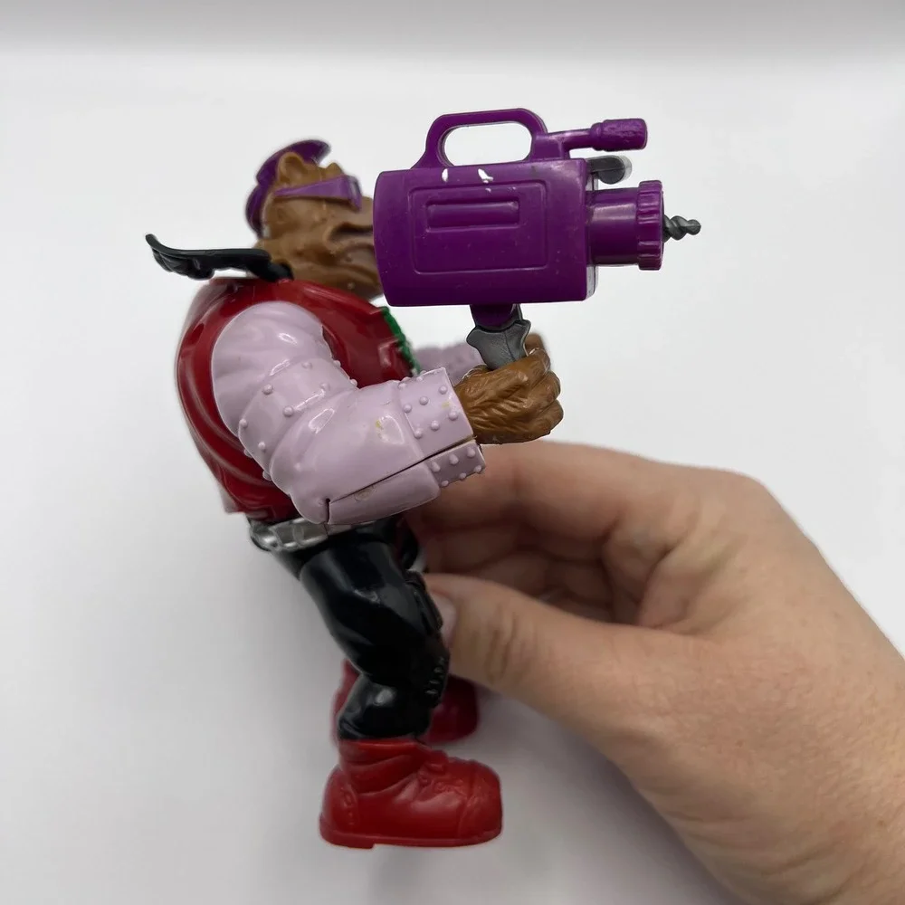 1992 Teenage Mutant Ninja Turtles Mutatin' Bebop Action Figure Playmates Toys‎
